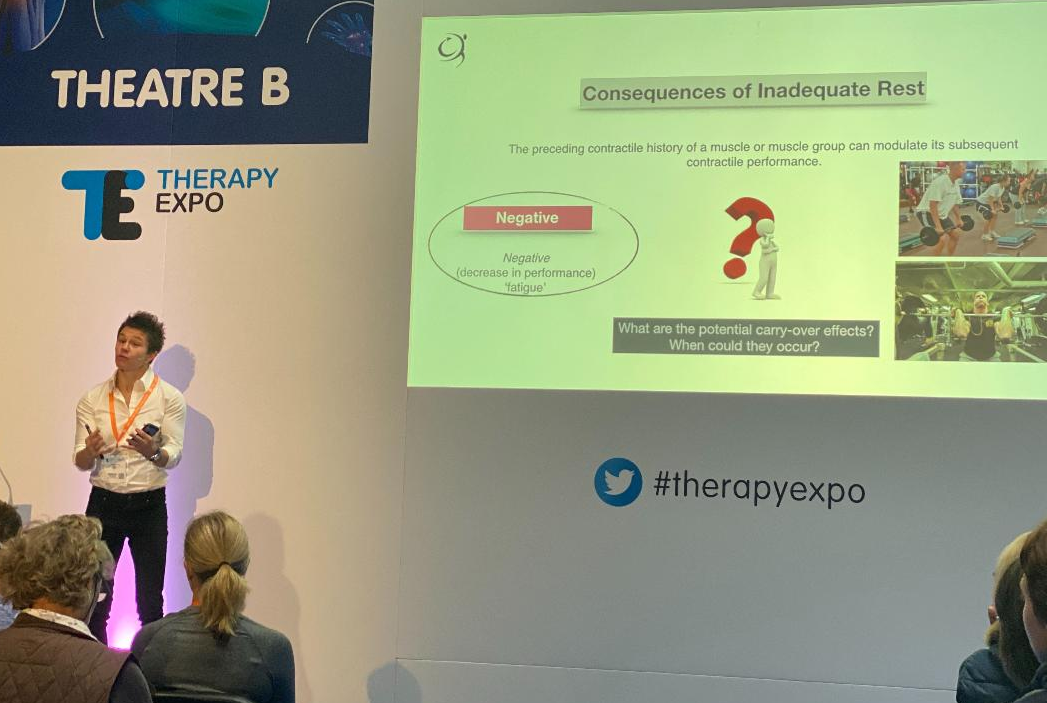 claire-minshull-talk-therapy-expo-sports-injury-fix-blog-2019